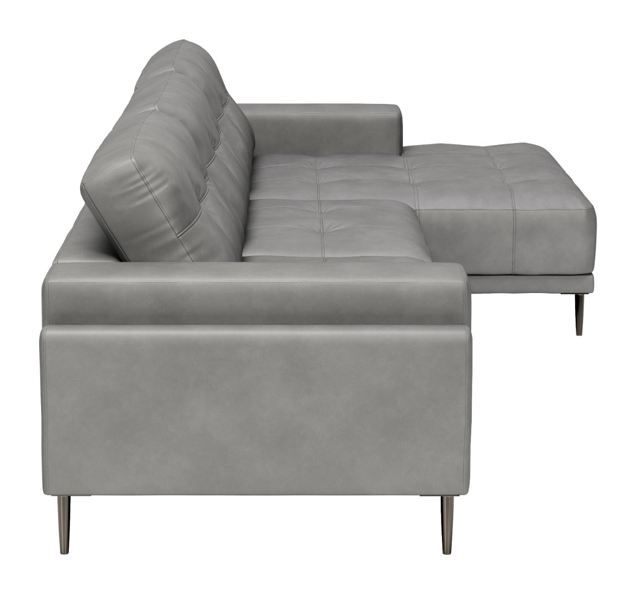 Bliss RAF Chaise Sectional Gray