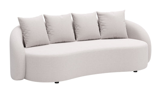 Sunny Isles Sofa Beige - Elegant & Cozy Sofa with a Soft Beige Upholstery for a Timeless, Contemporary Look