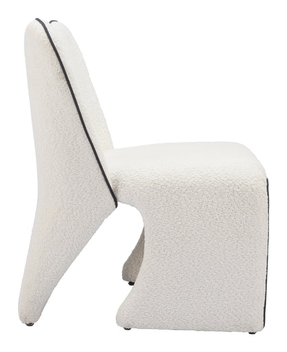 Novo Accent Chair Ivory – Chic and Comfortable Ivory Accent Chair for Living Room or Bedroom Decor