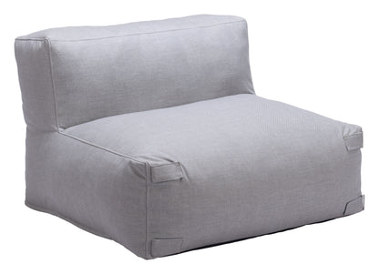 Luanda Middle Chair Gray - Contemporary & Comfortable Middle Chair with a Chic Gray Upholstery, Perfect for Modular Seating Arrangements