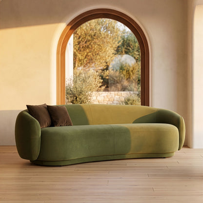 Andrew Modern Green Fabric Sofa Set