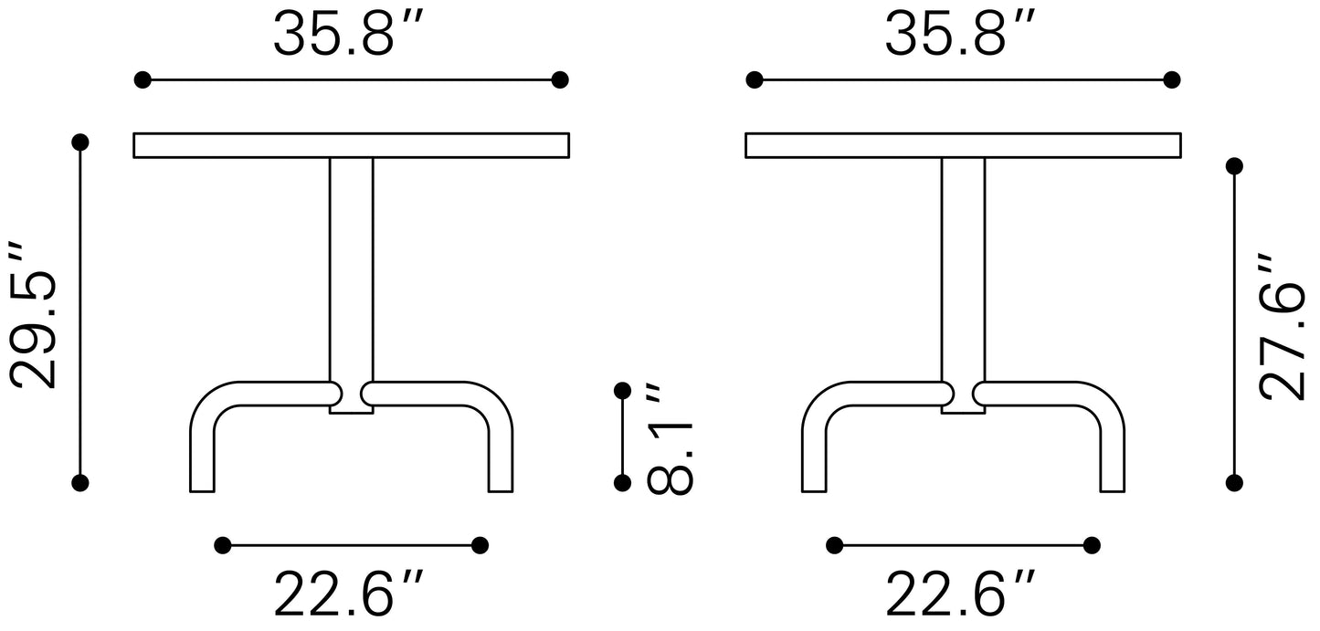 Neum Bistro Table Black