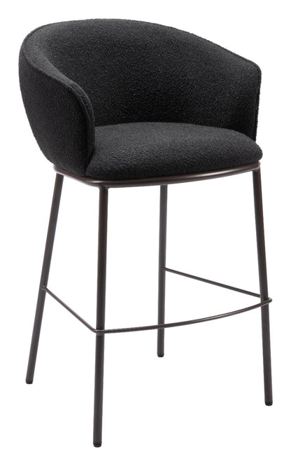 Essen Barstool - Black & Bronze Sleek and Stylish Barstool for Modern Kitchens and Home Bars