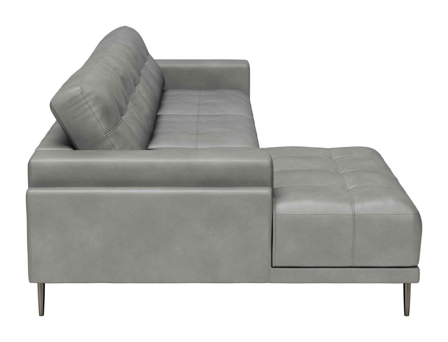 Bliss LAF Chaise Sectional Gray - Comfortable & Stylish LAF Chaise Sectional with a Chic Gray Upholstery for a Modern and Relaxing Living Room Look