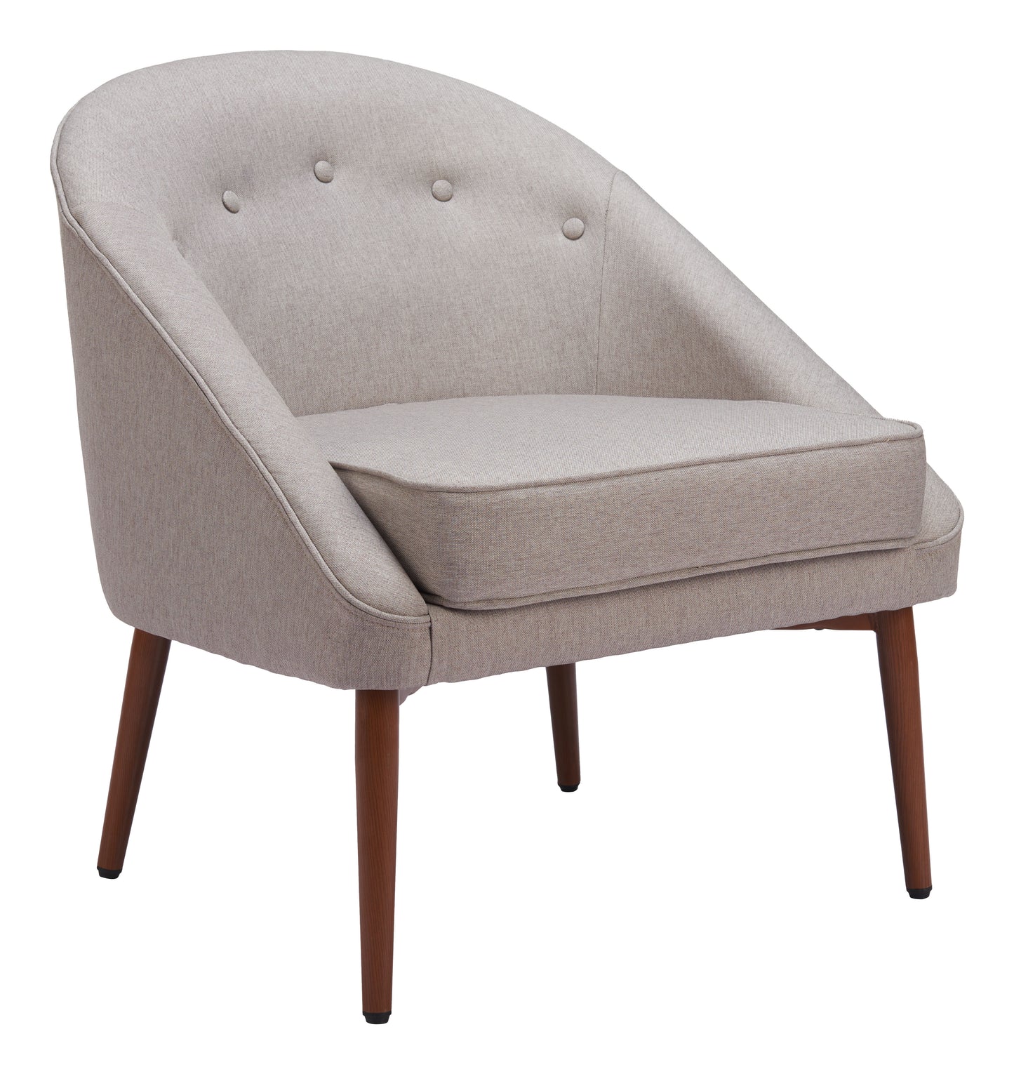 Carter Accent Chair - Gray Modern and Comfortable Upholstered Chair for Stylish Living Rooms