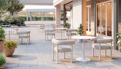 Sunbath Dining Chair (Set of 2) White - Elegant & Comfortable Dining Chairs with a Clean White Finish for a Modern Touch