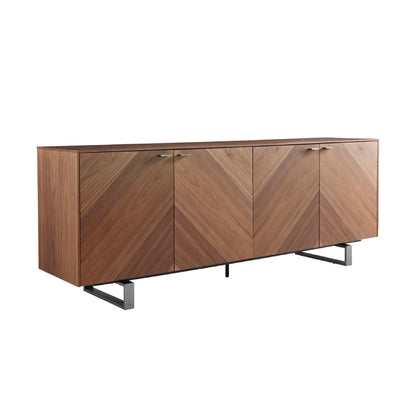 Alvarado 79" Sideboard – Spacious Modern Storage Cabinet with Sleek Wood Finish