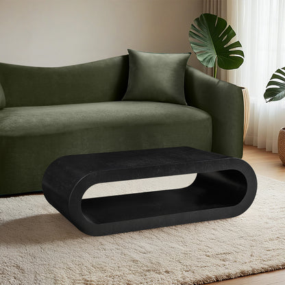 Sono Paper Veneer Coffee Table – Modern Minimalist Design with Smooth Wood Finish