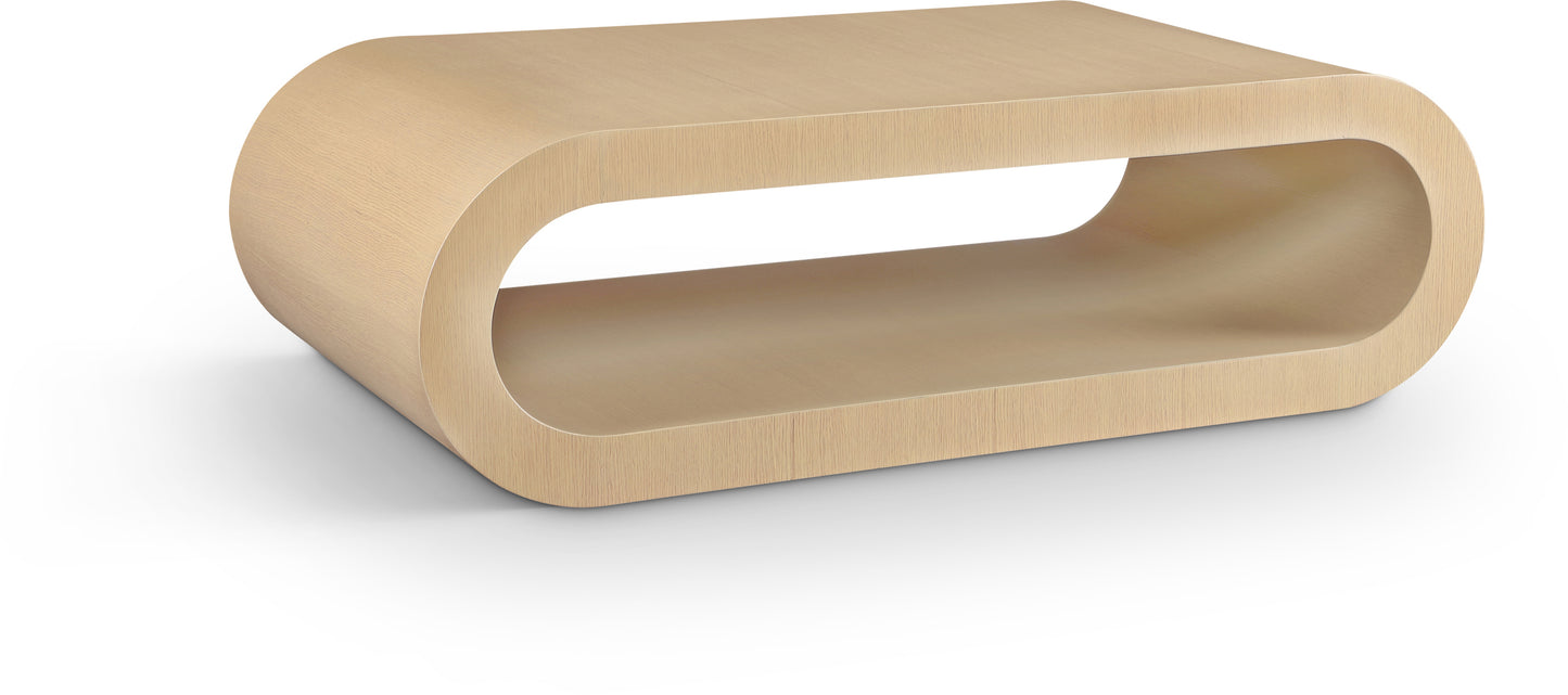 Sono Paper Veneer Coffee Table – Modern Minimalist Design with Smooth Wood Finish