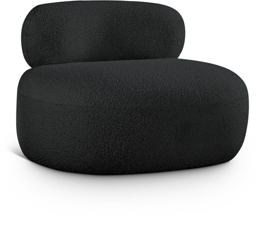 Venti Boucle Fabric Upholstered Living Room Chair – Cozy Modern Accent Seating
