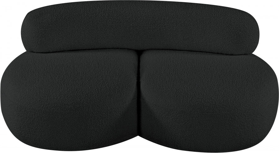 Venti 65'' Boucle Fabric Upholstered Loveseat – Cozy Modern 2-Seater with Textured Finish