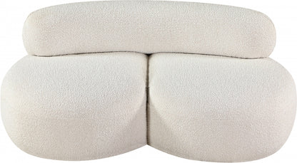 Venti 65'' Boucle Fabric Upholstered Loveseat – Cozy Modern 2-Seater with Textured Finish