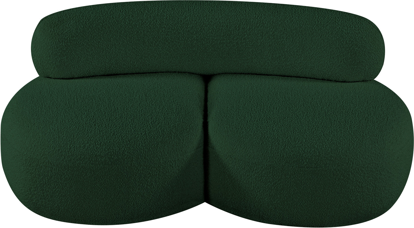 Venti 65'' Boucle Fabric Upholstered Loveseat – Cozy Modern 2-Seater with Textured Finish