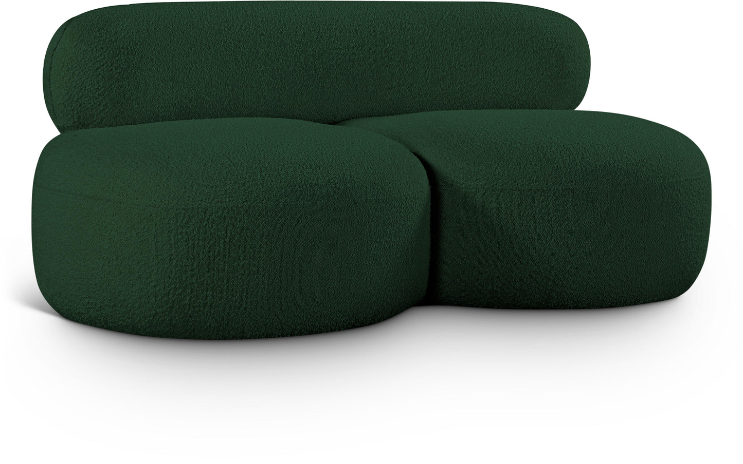 Venti 65'' Boucle Fabric Upholstered Loveseat – Cozy Modern 2-Seater with Textured Finish