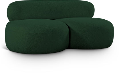 Venti 65'' Boucle Fabric Upholstered Loveseat – Cozy Modern 2-Seater with Textured Finish