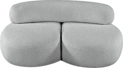 Venti 65'' Boucle Fabric Upholstered Loveseat – Cozy Modern 2-Seater with Textured Finish