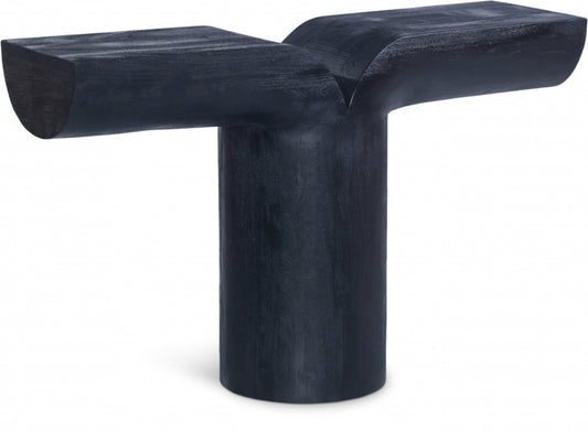 Tee Acacia Wood Console Table – Modern Entryway Table with Natural Wood Grain