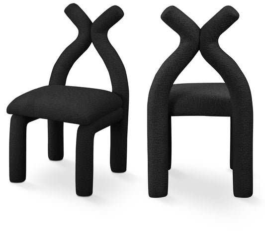 Xena Boucle Accent / Dining Chair – Cozy Upholstered Seating for Dining Room or Living Space
