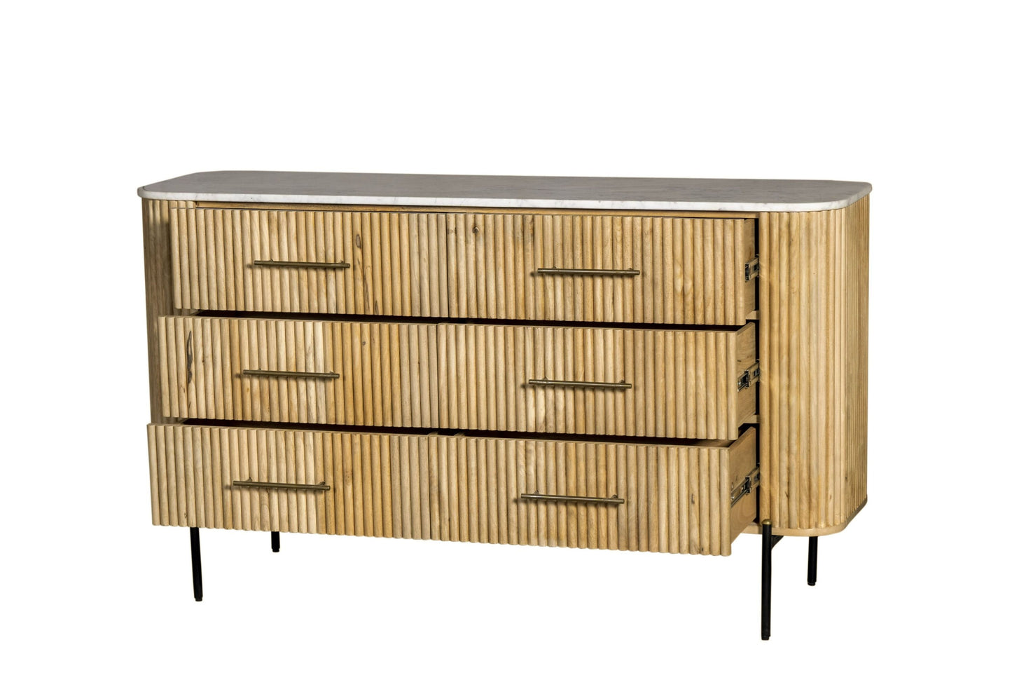 Modrest - Cambridge White Marble & Mango Dresser