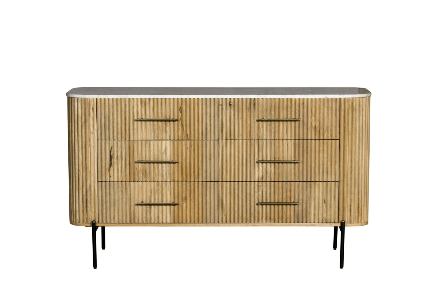 Modrest - Cambridge White Marble & Mango Dresser