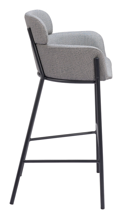 Bremor Barstool Slate Gray