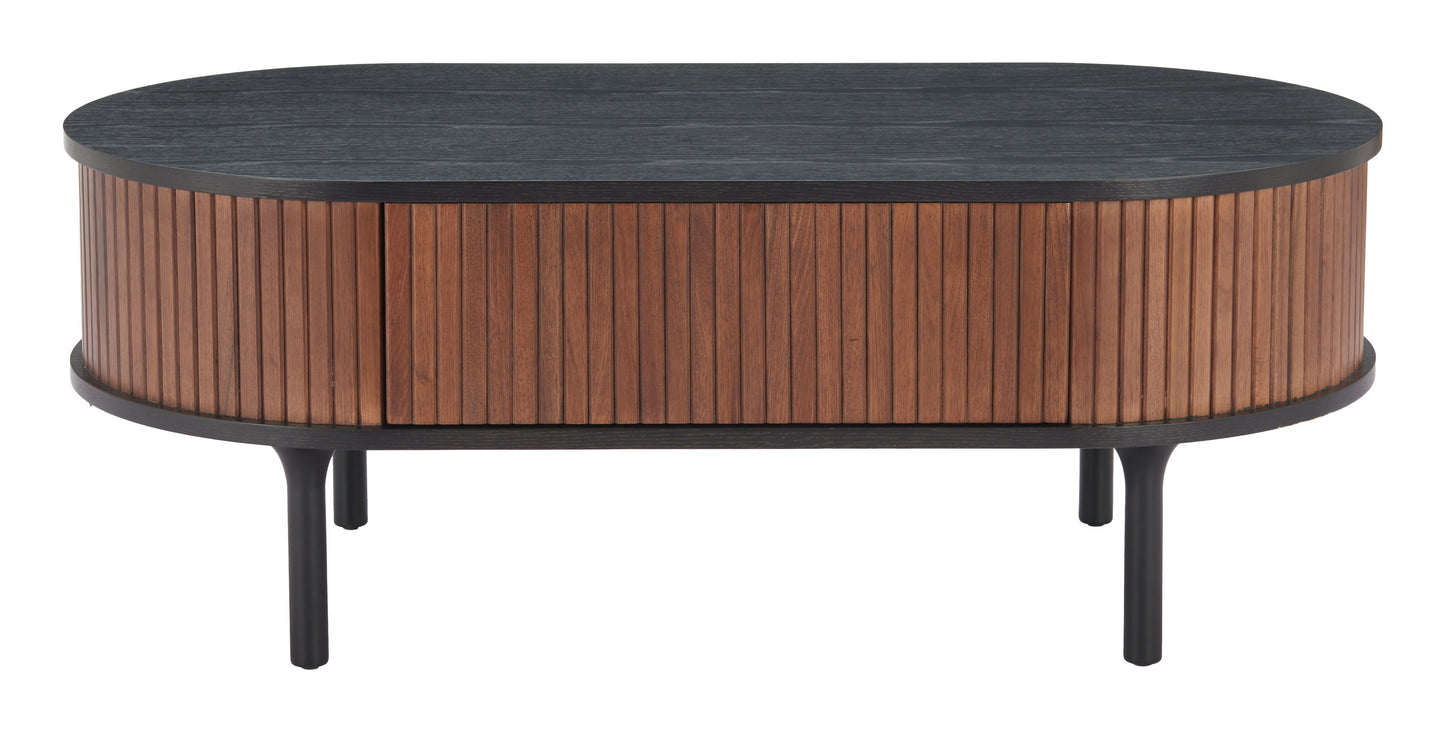 Koriana Coffee Table Black & Walnut