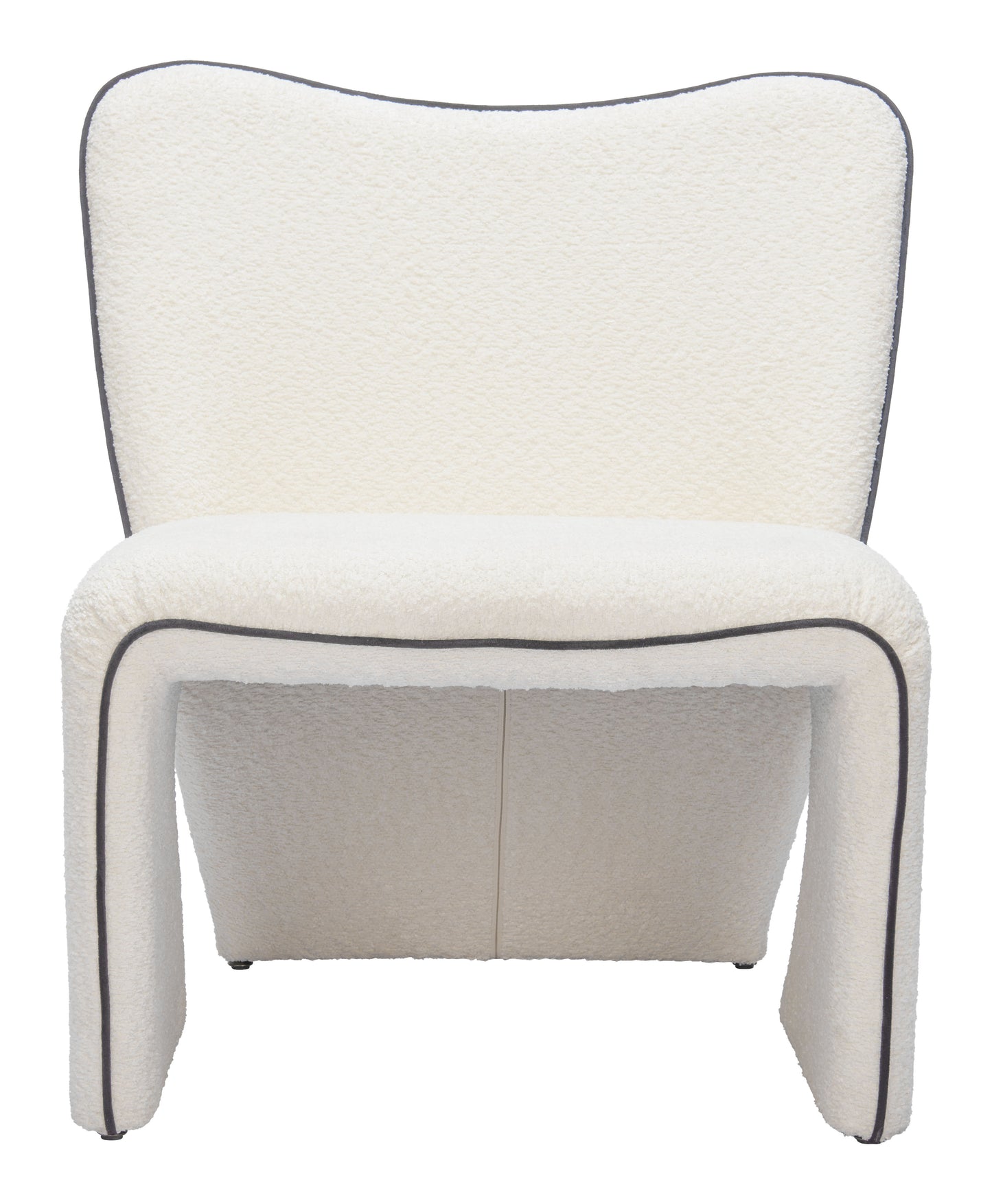 Novo Accent Chair Ivory – Chic and Comfortable Ivory Accent Chair for Living Room or Bedroom Decor