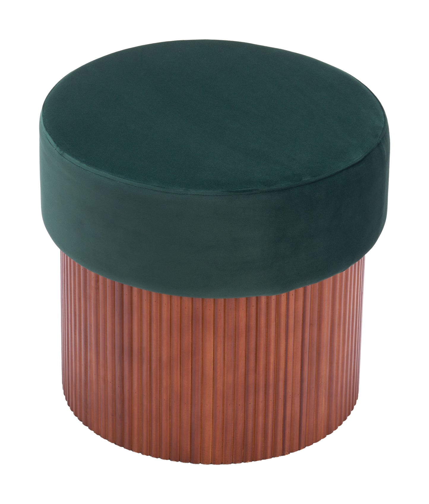 Boto Storage Ottoman Green