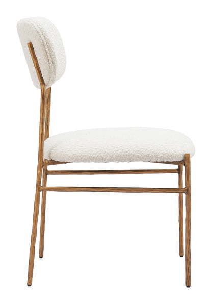 Sydhavnen Dining Chair Cream & Gold – Elegant Cream & Gold Dining Chair for Modern Dining Spaces