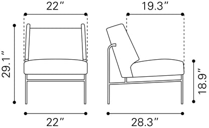 Atlanta Accent Chair Green