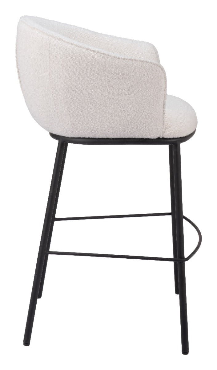 Essen Barstool - Ivory Sleek and Elegant Barstool for Modern Kitchens and Home Bars