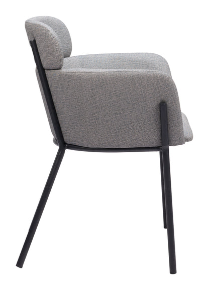 Bremor Dining Chair (Set of 2) Slate Gray – Stylish and Comfortable Slate Gray Dining Chairs for Dining Room or Kitchen Decor