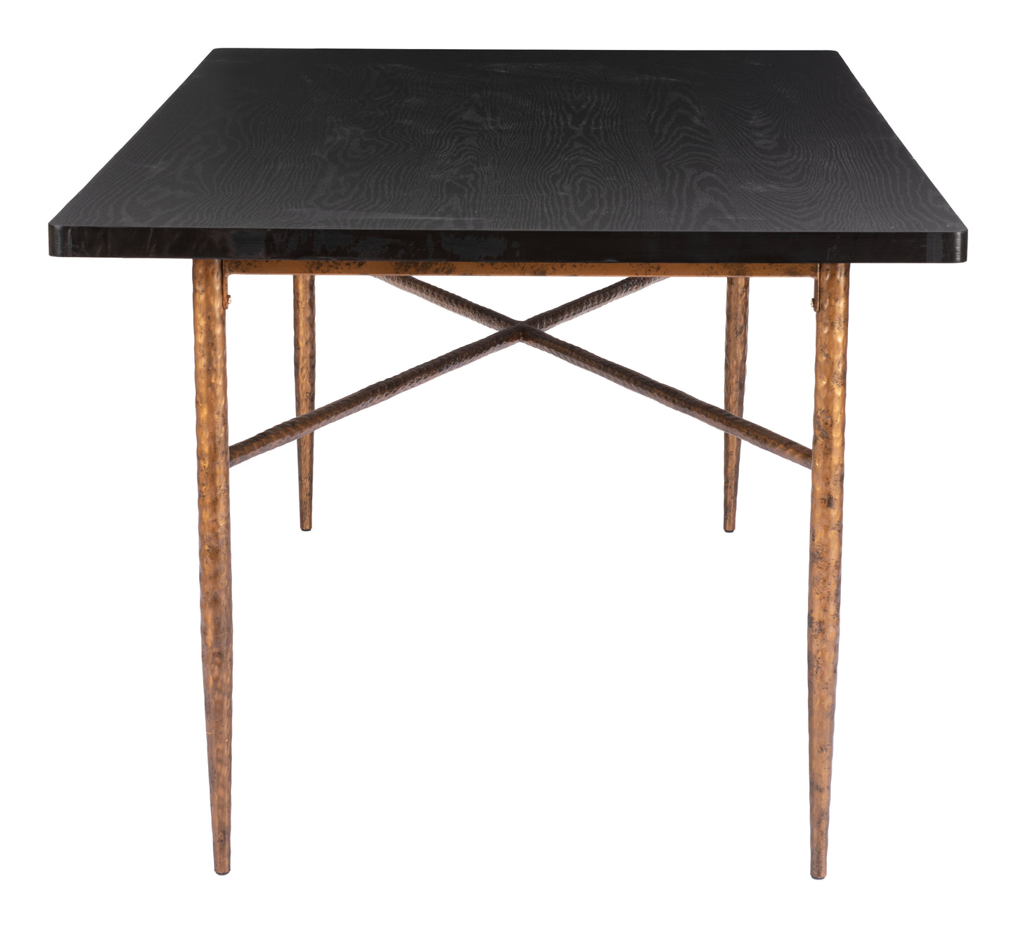 Nida Dining Table Black & Bronze