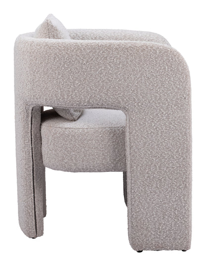 Melilla Dining Chair - Misty Gray Elegant and Comfortable Upholstered Chair for Modern Dining Rooms