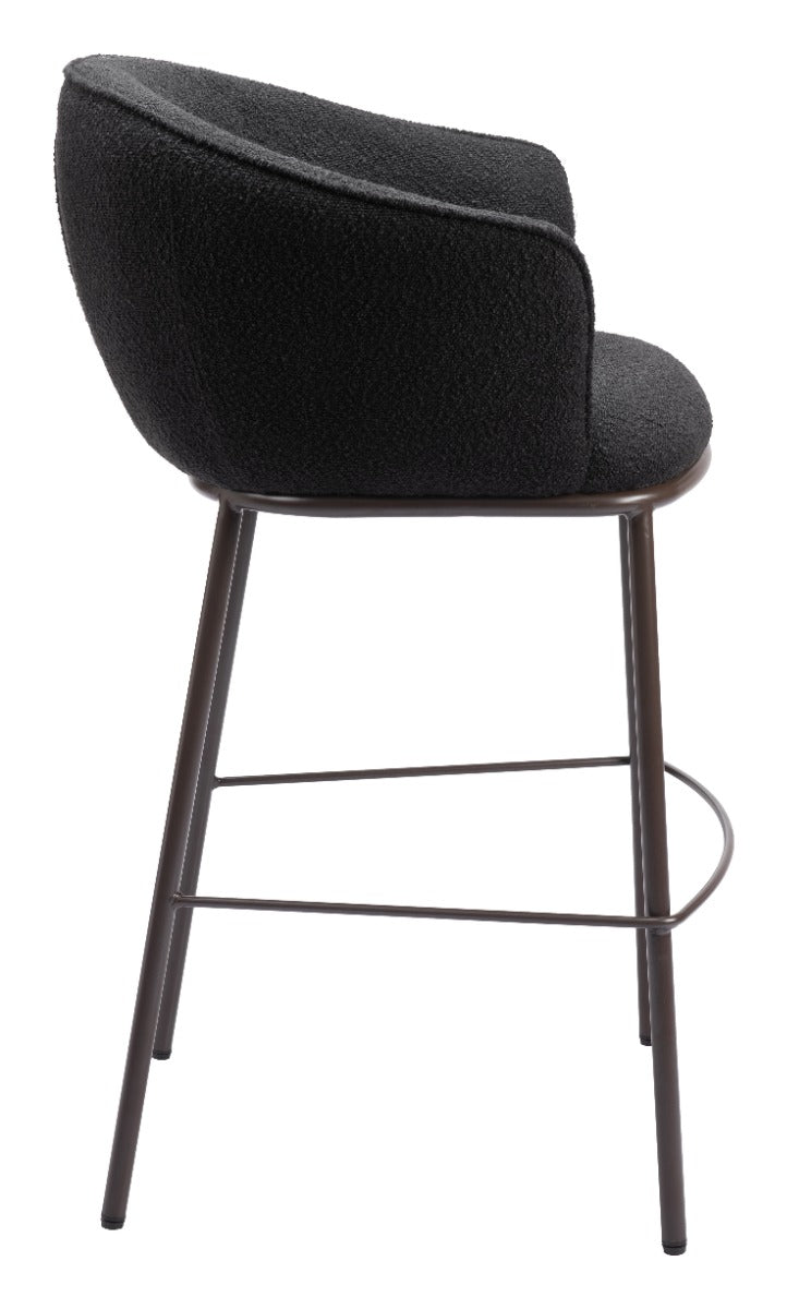 Essen Barstool - Black & Bronze Sleek and Stylish Barstool for Modern Kitchens and Home Bars