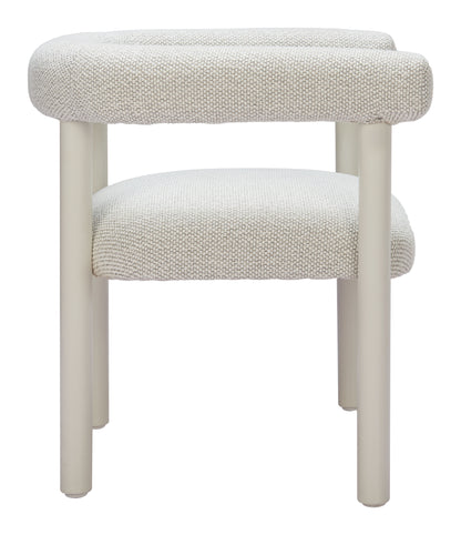 Sunbath Dining Chair (Set of 2) White - Elegant & Comfortable Dining Chairs with a Clean White Finish for a Modern Touch