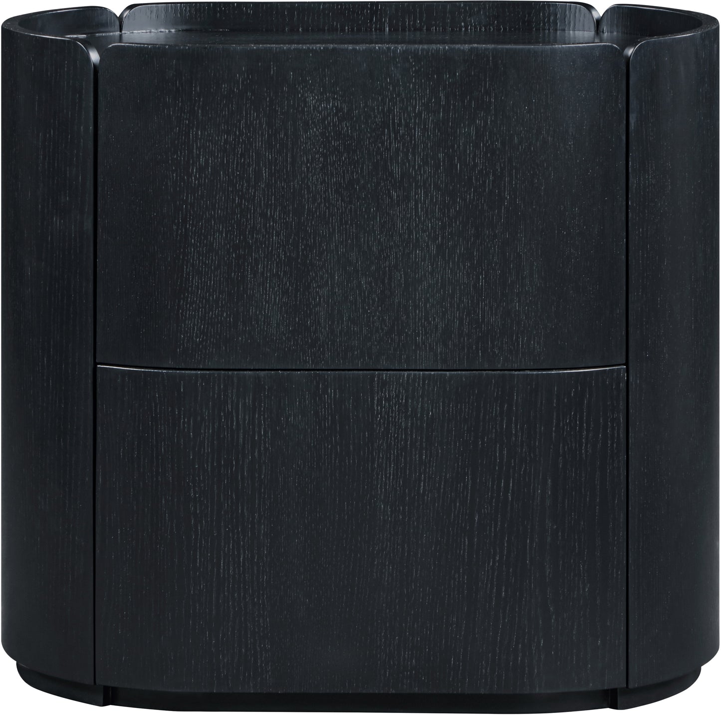 Everett Oak Veneer Nightstand – Modern Wooden Bedside Table with Storage