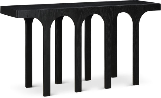 Westfield Solid Wood & Oak Veneer Console Table – Classic Entryway Table with Natural Finish