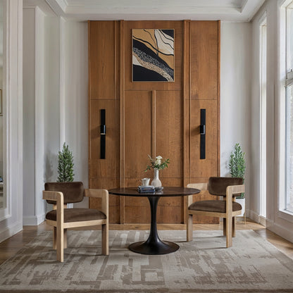 Sacha Velvet Upholstered Dining Chair – Stylish Tufted Back with Plush Velvet Seat