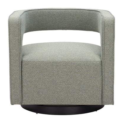 Turku Swivel Chair - Sage Green Stylish and Comfortable Swivel Chair for Modern Living Spaces