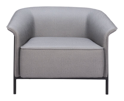 Burry Accent Chair - Slate Gray Stylish Upholstered Chair for Contemporary Home Decor