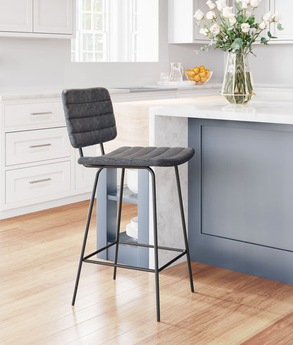 Boston Counter Stool (Set of 2) Vintage Black