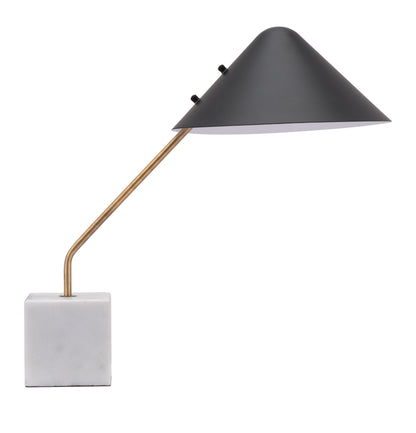 Pike Floor Lamp Black & White