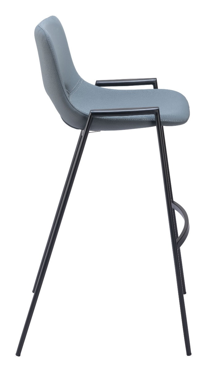 Desi Barstool (Set of 2) Azure Gray