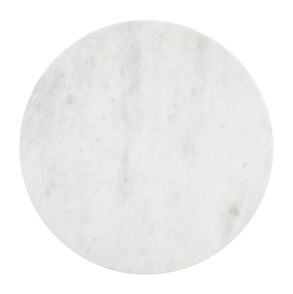 Izola Side Table - White & Black Stylish and Contemporary Side Table for Modern Living Spaces