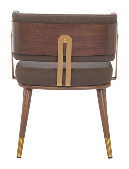 Brew Dining Chair (Set of 2) Brown & Walnut – Elegant and Comfortable Brown & Walnut Dining Chairs for Modern Dining Spaces