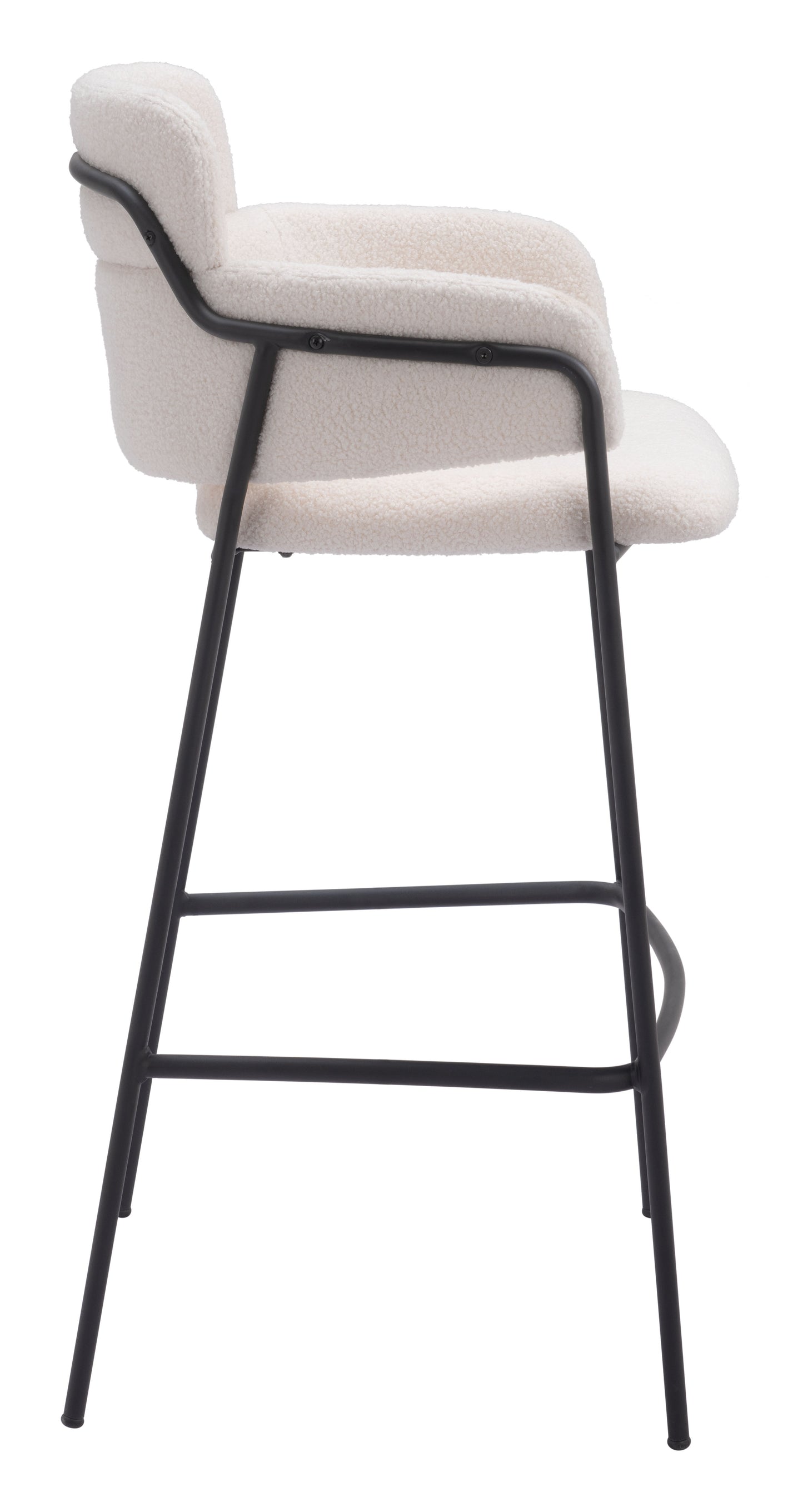 Marcel Barstool (Set of 2) Cream