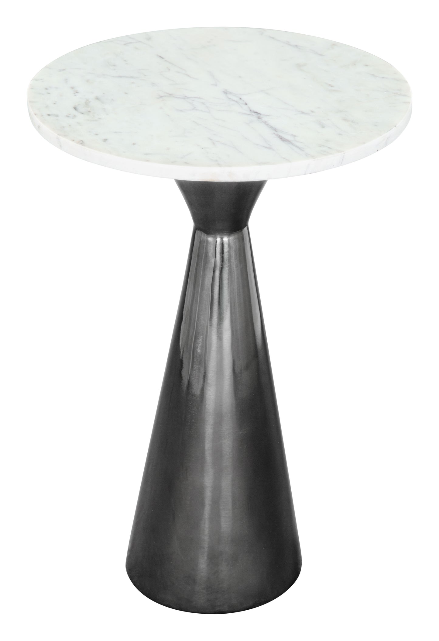 Tim Side Table White & Black