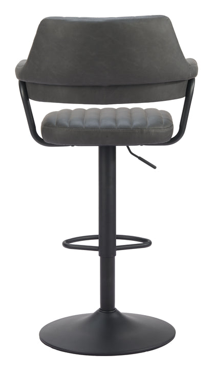 Erret Barstool Gray – Modern and Comfortable Gray Barstool for Contemporary Kitchens or Bars