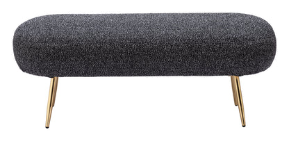 Creek Bench - Glitter Black Elegant and Eye-Catching Bench for Modern Living Spaces